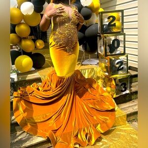 Gold Prom Dress